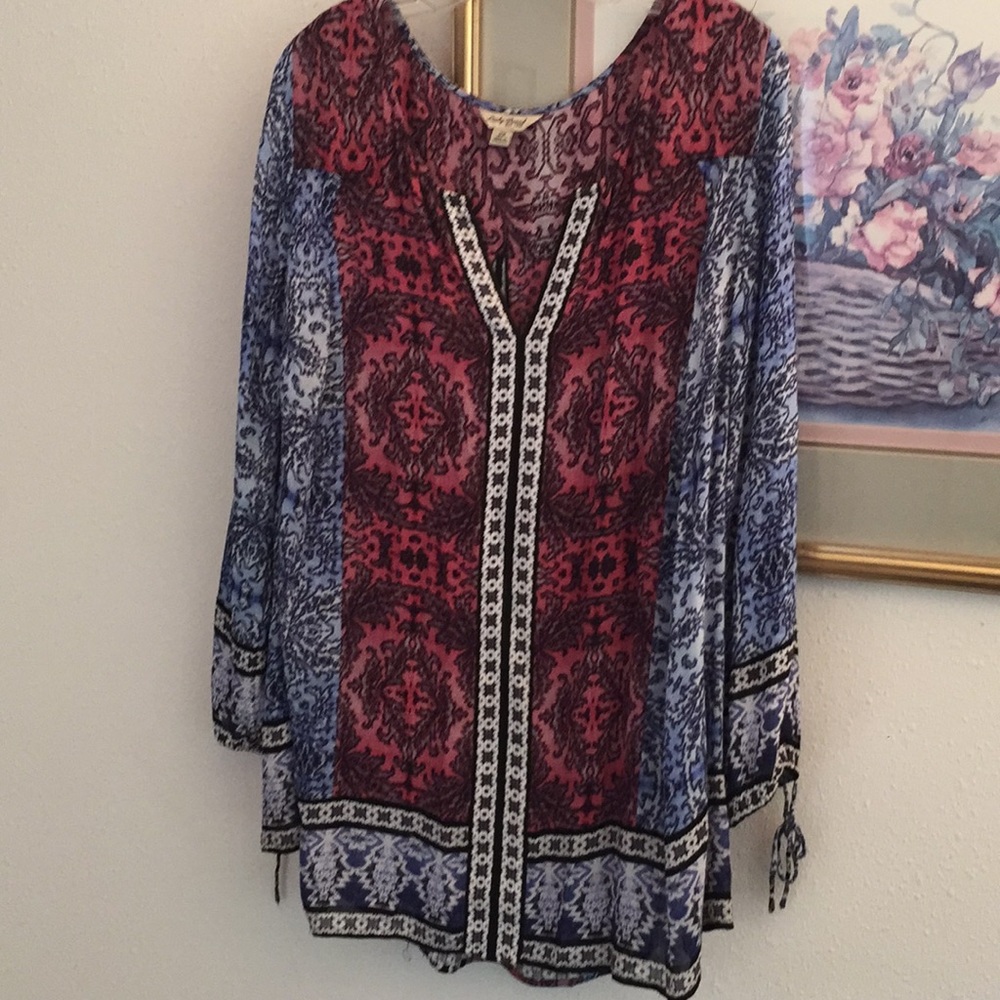 women's lucky brand top 2x